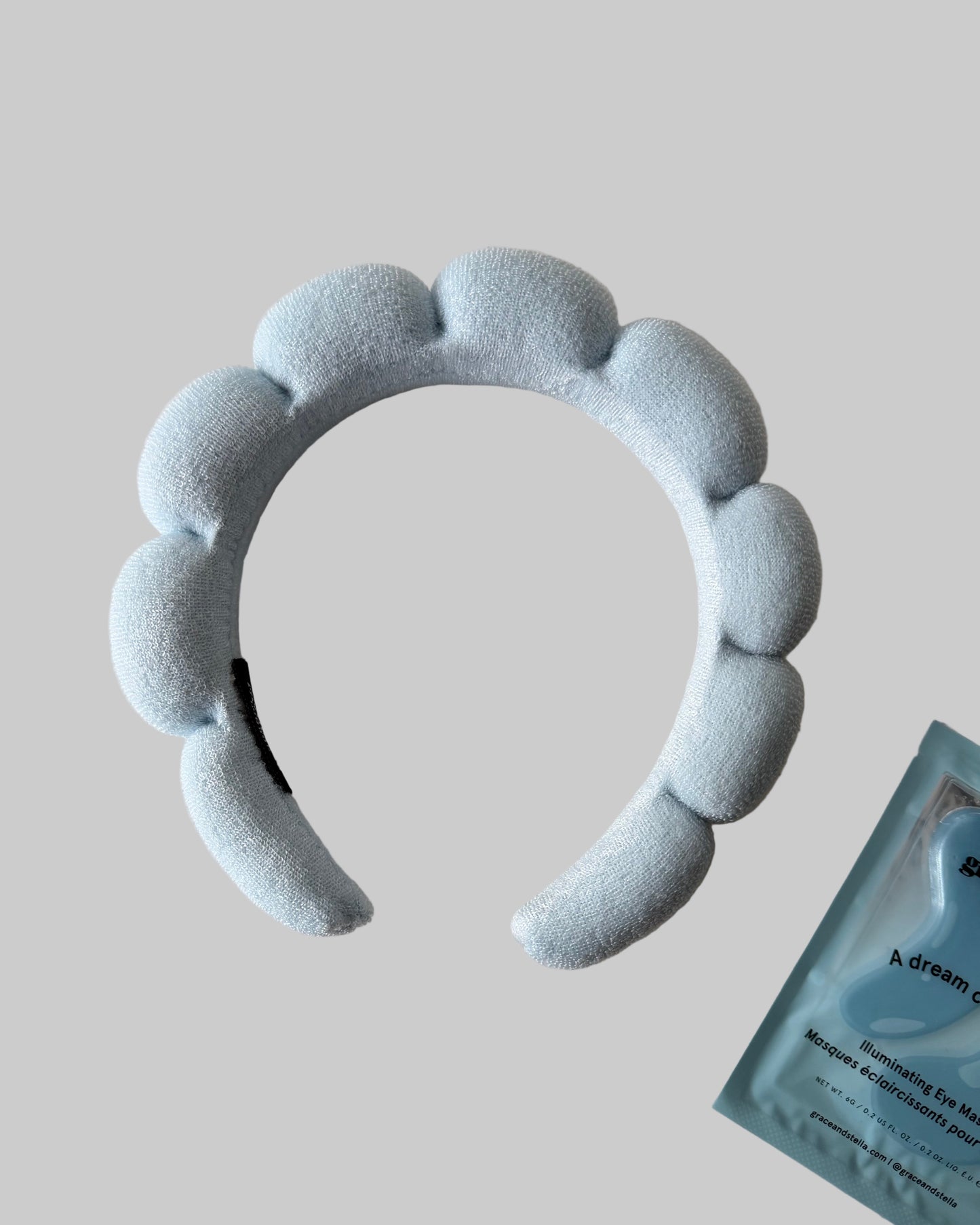 Something Blue Padded Towelling Headband