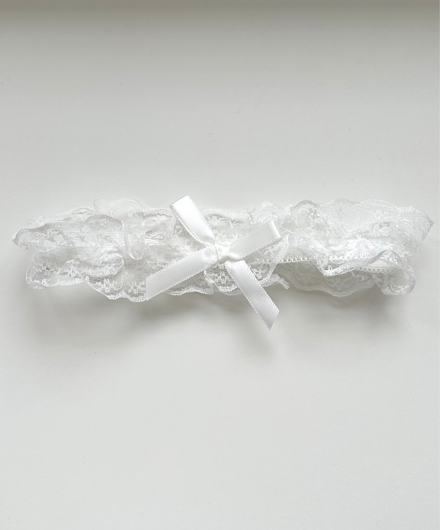 Bridal White Lace Garter