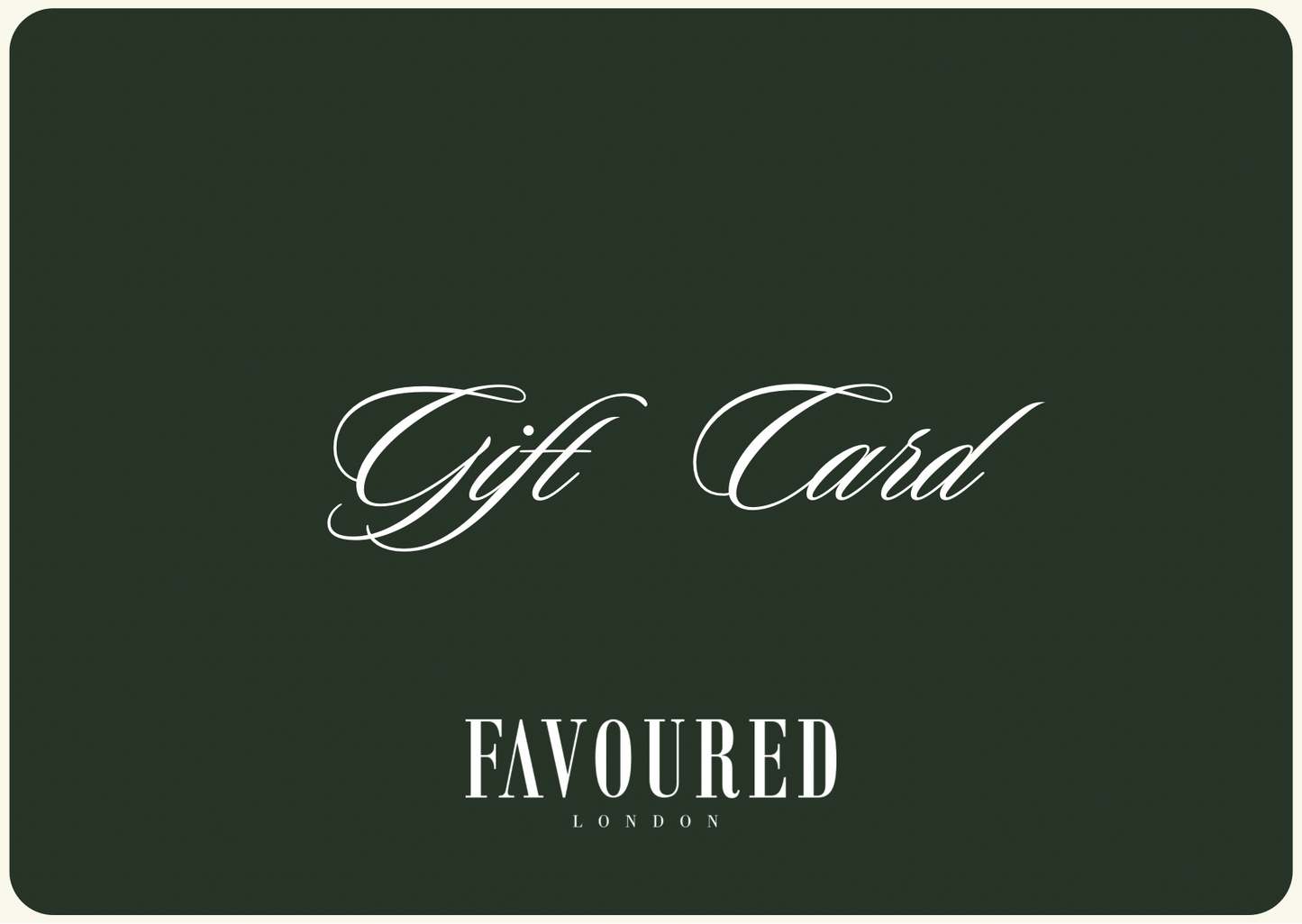 Digital Favoured London Gift Card