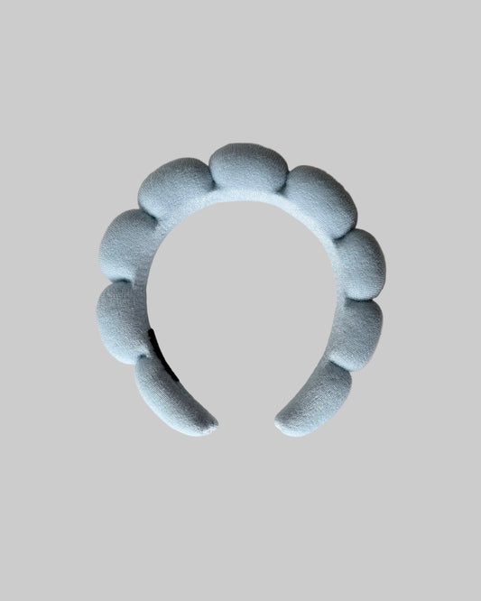 Something Blue Padded Towelling Headband