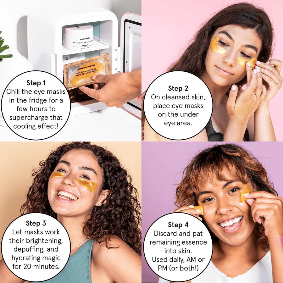 Grace & Stella Energising Gold Eye Mask | Skincare