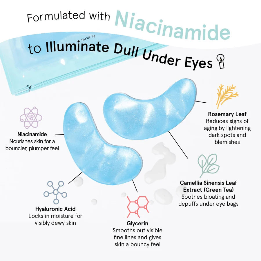 Grace & Stella Illuminating Blue Eye Mask | Skincare