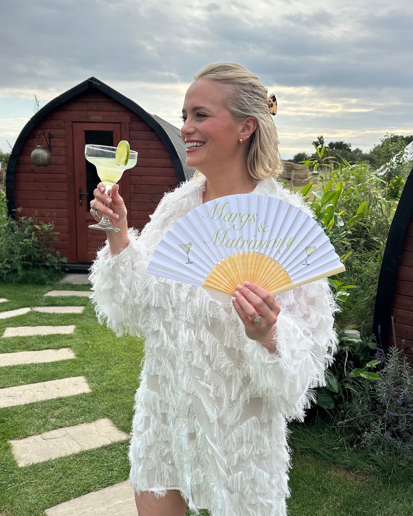 Margs & Matrimony Paper Fans (Pack of 4)