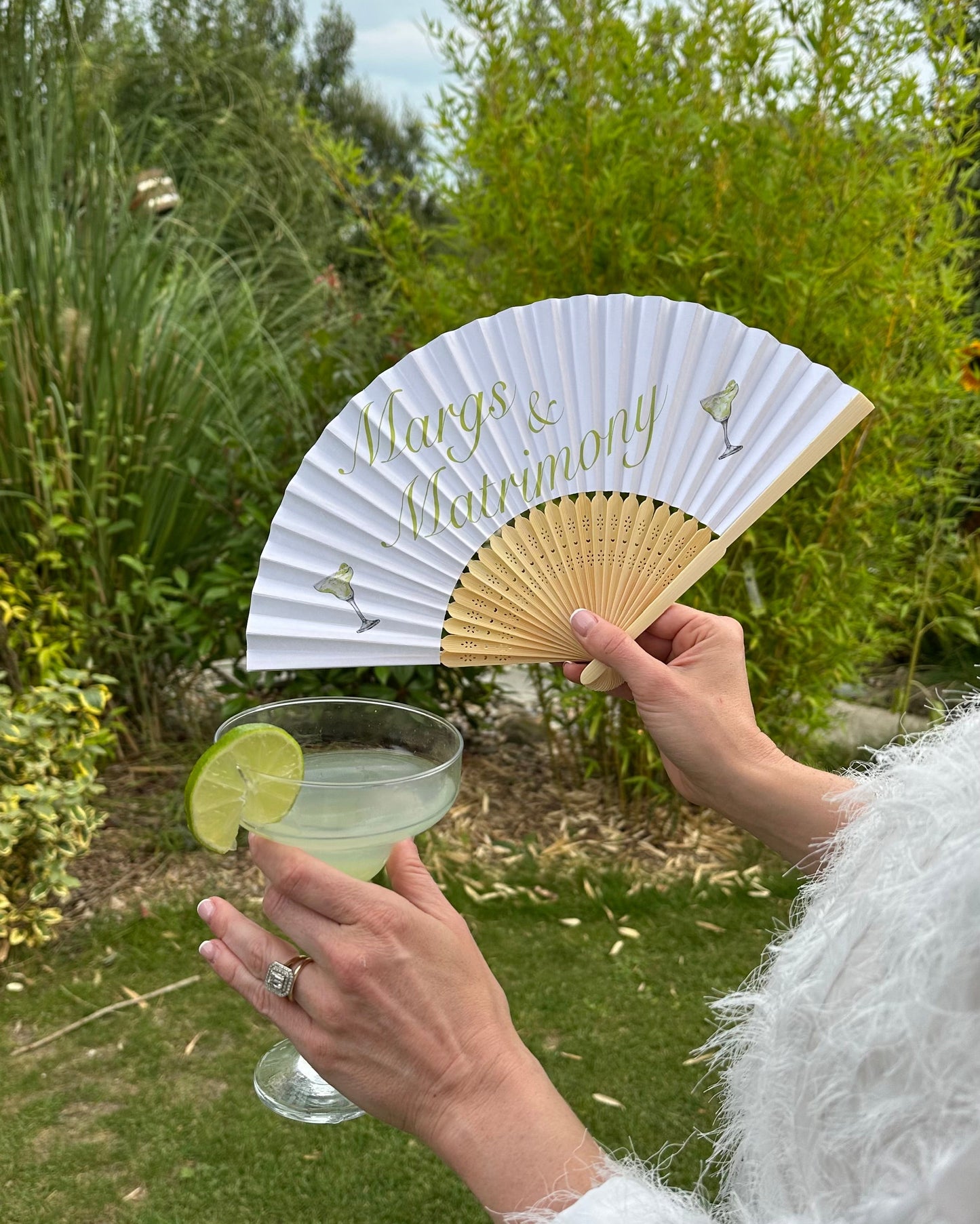 Margs & Matrimony Paper Fans (Pack of 4)