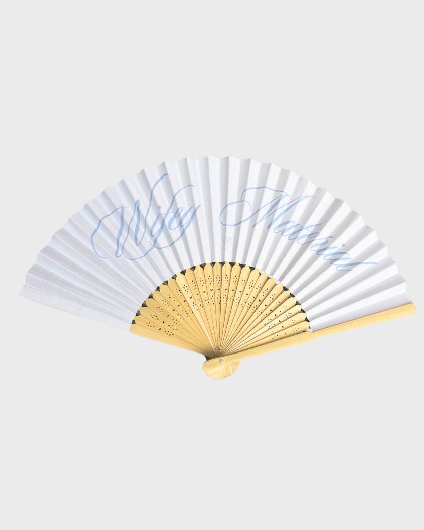 Wifey Material Paper Fans (Pack of 4)