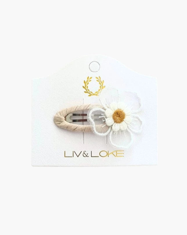 Daisy Hair Clip | Flower Girl | Gifting