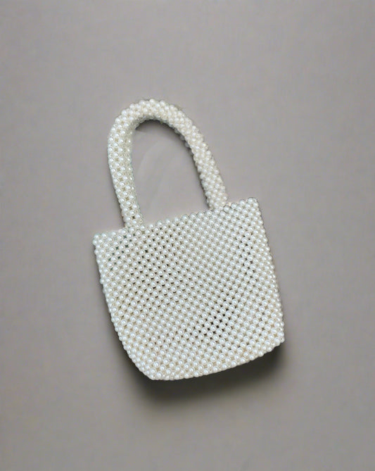 Bridal Pearl Beaded Handbag | Occasion Accessory