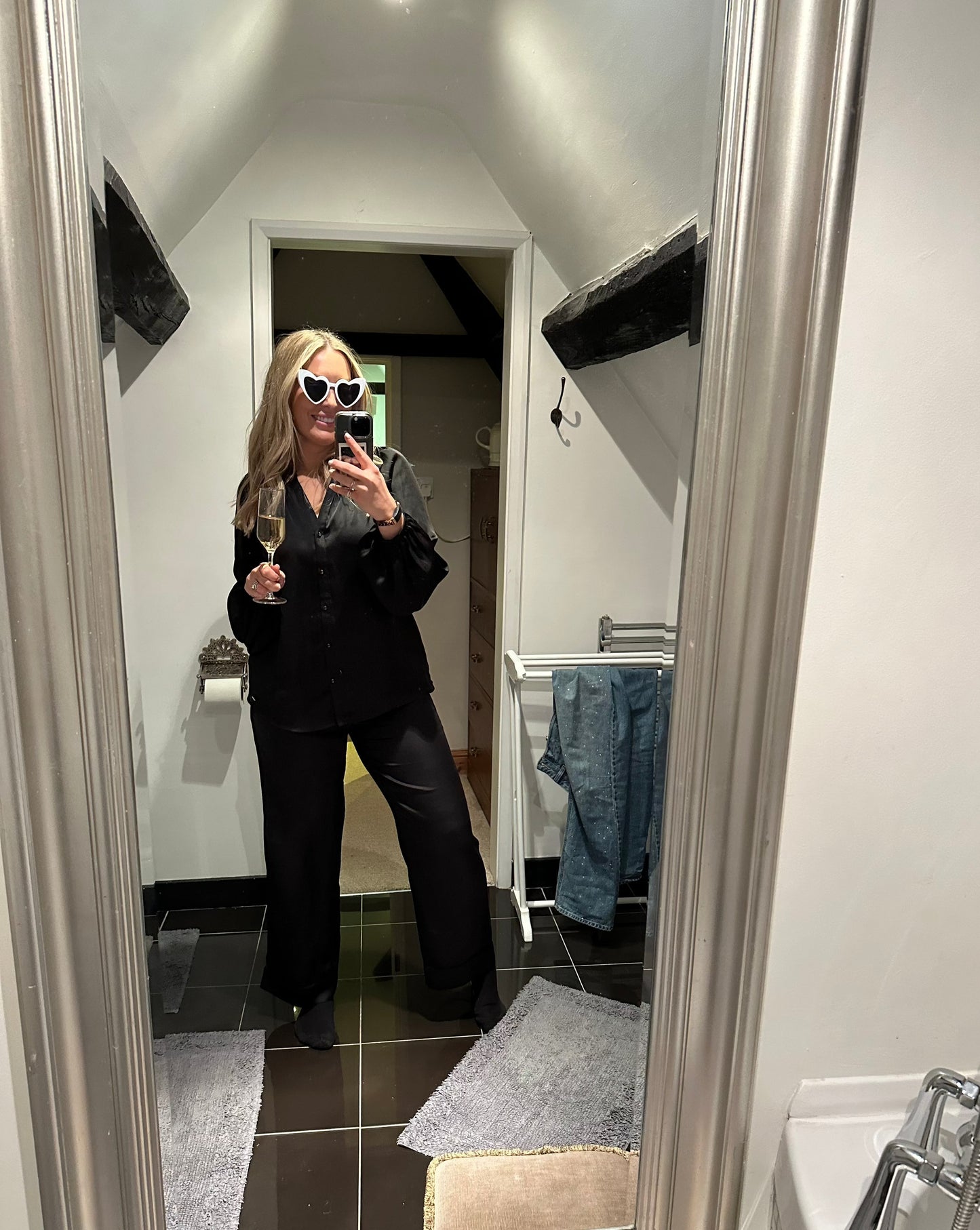 White Heart Bridal Sunglasses | Hen Party Wedding Accessories