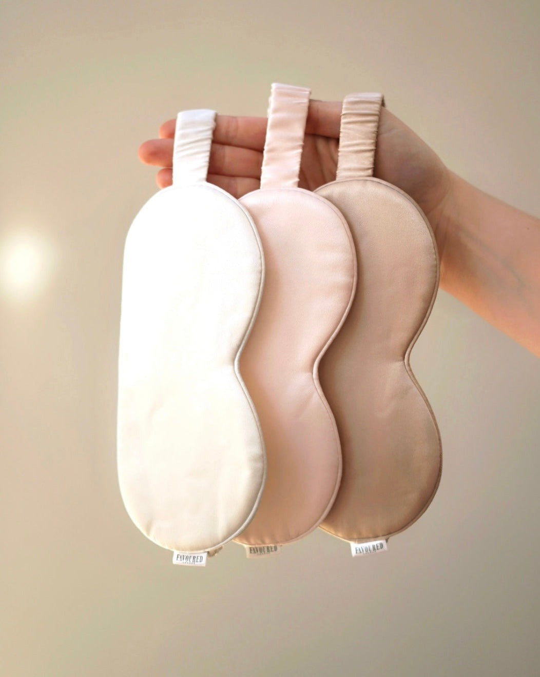 Champagne Silk Eye Mask | Bridesmaids | Luxury Sleep Accessories