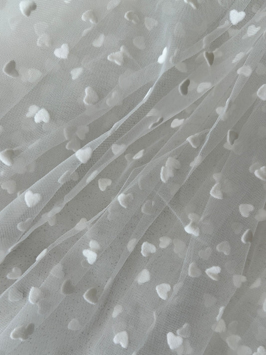 Mini Hearts Veil | Bridal Hen Party Veil