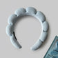 Something Blue Padded Towelling Headband