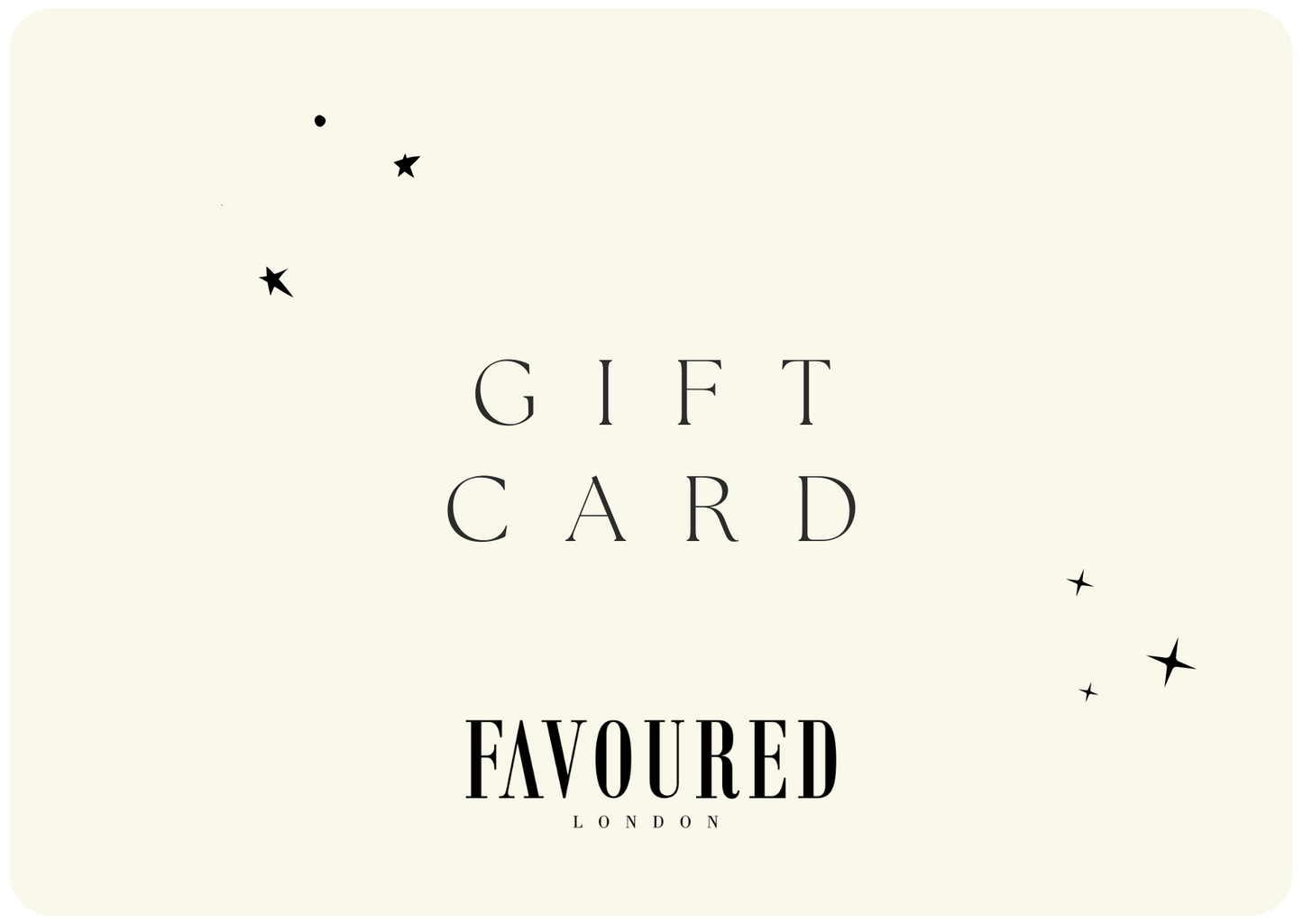 Digital Favoured London Gift Card