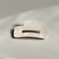 Large Pearl Rectangle Hair Claw Clip