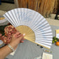 Wifey Material Paper Fans (Pack of 4)