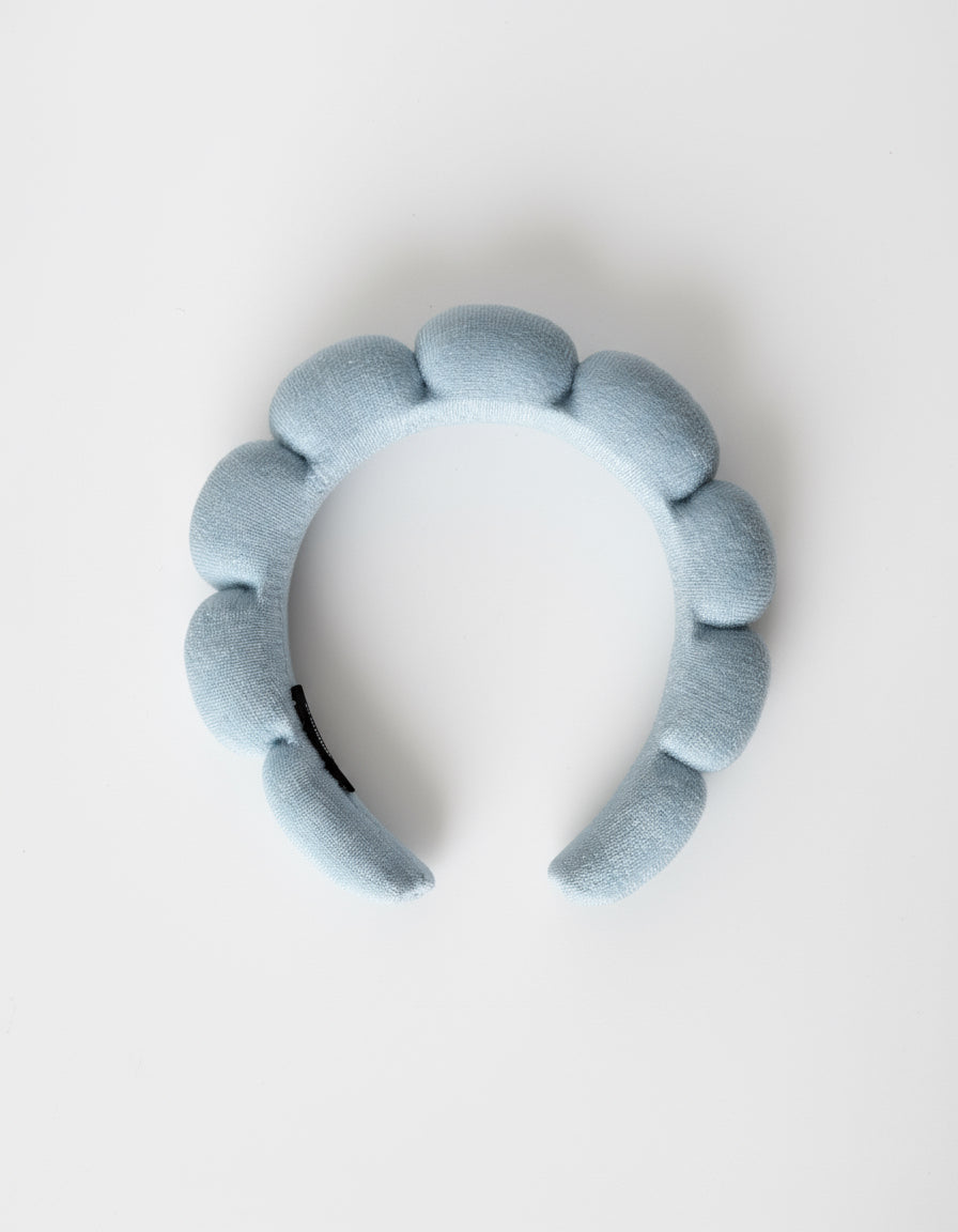 Something Blue Padded Towelling Headband