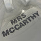 Sample Sale Personalised Bow Veil with Crystal Letter Embellishment - Mrs McCarthy