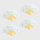 Margs & Matrimony Paper Fans (Pack of 4)