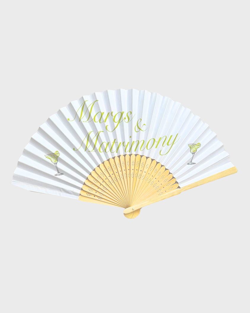 Margs & Matrimony Paper Fans (Pack of 4)