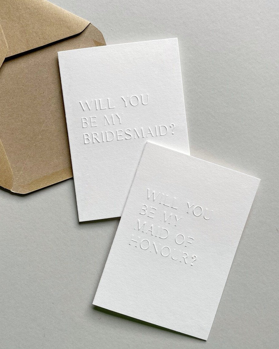 Bridesmaid Proposal Card | Will You Be My Bridesmaid | Gifting