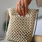 Pearl Bucket Shoulder Grab Handbag | Occasion Accessory | Bridal