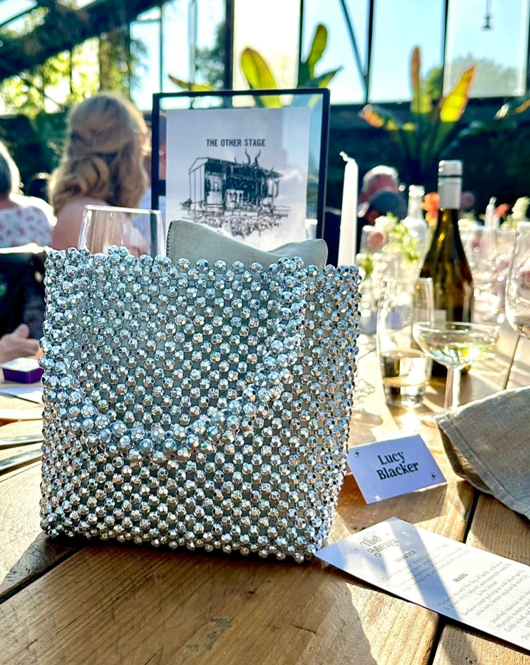 Silver Sparkle Handbag | Bridal | Occasion Accessory