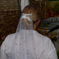 Ivory Pearl Single Tier Veil | Wedding Veil