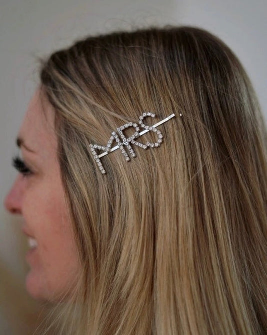 Bridal Mrs Hair Slide | Hair Accessory | Bride