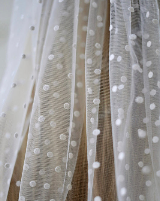 Mini Polka Dot Veil | Bridal Hen Party Veil